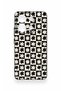 Redmi Note 13 4g Compatible Flower Motif Checkered Pattern Silicone Case - 2