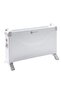 Convector electric, 2000 W, alb