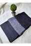 Hijab Cotton Soft Textured Small & Big Loop Pattern Jacquard Shawl Set of 3 and Makeup Mirror - 3
