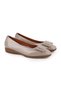 Women's Ballerina Mother Shoes Shiny Patent Leather Buckle Slip-On L031.25142221 - 3