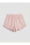 Lcw Baby Pink Ruffled Baby Girl Blouse and Shorts - 5