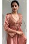 6 Piece Satin Waist Lace Dowry Suit Short Nightgown Dressing Gown Pajama Set |   Shorts Set Nightgown Pajama Set - 5