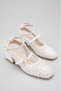 Tonji White Knitwear Heeled Shoes - 3