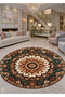Sdt Fish Theme Patterned Modern Woven Base Decorative Carpet Sdtamor1320