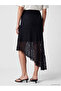 Two Mt Shop Quality Elastic Waist Ruched Asymmetrical Cut Flared Skirt - 4