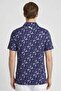 Men Relaxed Fit Short Sleeve Outdoor Polo Shirt, Navy - 4