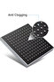 Modern Square Rainfall Shower Head, Chrome-Plated, Wall-Mounted - 4