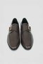 Genuine Leather Classic Loafer with Buckle Detail - Stylish and Comfortable Sole Shoes - 3