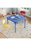 1 Box Foldable Kids Table and Chair Set with Wide Backrest, Space-Saving Foldable Design, Durable Construction, Comfortable Seating, and Easy Assembly - 8