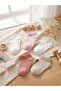 Esvab • Modern & Stylish Baby Girl Booties Socks 5-Pack