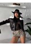 Premium Quality Lined Leather Jacket with Plush Fur Collar - 3