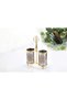 Double Metal Spoon Holder Gold