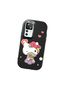 Redmi K50 Ultra Compatible Case Camera Protector Black Silicone Couple Phone Case Kitty Pattern - 3