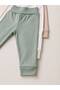 3-Piece Unisex Baby 100% Organic Cotton Waist Curled Combed Cotton Baby Pants Bottoms - 4