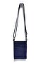 Denim Small Messenger Bag with Front Pocket - 2