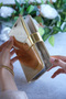 Gold Mirrored Savings Agenda - Budget Planner Wallet - Silver Mechanism - 5