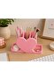 Heart-Shaped Pen Holder Desktop Organizer |   Makeup Brush Holder Pen Organizer Office Desk Organizer Pink