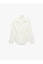 Cotton Slim Fit Classic Collar Long Sleeve Pleated Poplin Shirt - 6