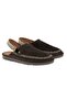 Suede Women's Sabo Slippers 215571 Brown - 3