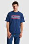 Men's Light Navy Blue Comfort Fit Crew Neck T-Shirt 50327191-Vr059