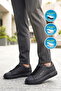 Men's Black Lace-Up Thick Sole Men's Casual Shoes Sneaker 8078 Dashor m - 3