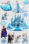 Frozen Elsa Concept 5-Piece Decorative Sticker and Label Set 14.8 X 21 Cm, Phone Case, Book, Journal, Memory Book, Diary, Bag, Box, for Any Surface - 3