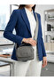 Women's Gray Hand and Shoulder Bag-Bd7032Bd - 4