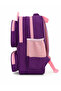 Primary School Bag Set of 3: School Bag + Lunch Box + Pen Holder Purple Pink - 3