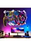 3D Wall Sticker Gamer Wall Sticker Gaming Controller Breakthrough Video Game Wall Sticker Bedroom Playroom Wall Decoration