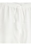 White Regular Fit Cotton Men's Textured Trousers - 3