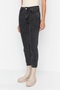 Lycra High Waist Smoked Snow Washed Mom Jeans - 4