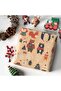 Gift Wrapping Paper Sheets - Dots, Herts, Stripe Colorful Wrapping Paper - 6 Folded Sheets - - 3