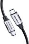 كابل USB C 3.1 الجيل الثاني، شحن بقوة 100 واط، نقل بيانات بسرعة 10 جيجابت في الثانية، كابل HDMI مجدول بدقة 4K عند 60 هرتز، متوافق مع 2025