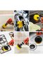 3-Piece Drill Bit Bathroom Bathtub Shower Cabin Car Wheelchair Seat Washing Cleaning Brush Set - 2