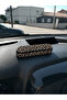 Crystal Stone Open Leopard Stone Covered Number Plate for Vehicle Interior with Silver Crystal Stone - 3