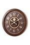 Marketplace Best Price Solid Wood Frame Wooden Clock 6104 with Large Numbers in Italian Design - 3