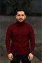 Men's Turtleneck Knitted Sweater Cotton Thick Corded Fabric Woven, Regular Fit Long Sleeve Winter m - 4