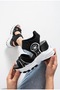 Sparkling Women's Sandals with Hidden Heels