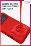 Chocolate Liquid Inside Velvet Matte Silicone Case for iPhone 17 Pro Max - 4