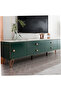 Four pink triangular metal legs, 15 cm long, modern style furniture legs, suitable for cabinets, sofas, beds, etc. - 4