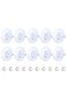 10 replacement suction cup rubber pads for glass tables, with M6 screws - 4