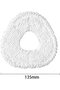 4-pack - Washable floor cloth - Reusable - Suitable for robot vacuums - Powerful stain removal - 13.5 x 13.5 cm - White - 4