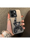 Oppo Reno14 Pro Compatible Helmeted Motorcyclist Drawing Printed Men's Style Phone Protective Case