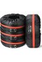 A set of 4 tire covers, 19-23 inch car tire bags, waterproof and dustproof car wheel protectors with handles, suitable for sedans and SUVs (L, Ø80cm). - 6