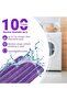 2-Pack Microfiber Reusable Mop Pads Compatible with Wet Jet Mops (Purple) - 2