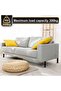 Four furniture legs, 18-30cm extendable (black), adjustable base feet, cabinet feet, hotel base feet. - 3
