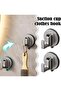 Upgraded suction cup hooks, suitable for door knockers, suction cup hooks for shower rooms, no-drill garland hooks, towel hooks (4-pack) - 2