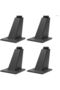 A set of 4 furniture legs, heavy-duty aluminum alloy cabinet legs, metal square angled sofa support legs, adjustable feet, tables, shelves...