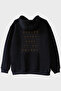 Behind Every Code Is an Enigma Printed Black Hoodie