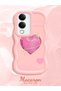 Vivo Y19 5G/19S 5G/Y19E Compatible Case with Sweet Pink Heart Motifs in Three Colors to Choose from